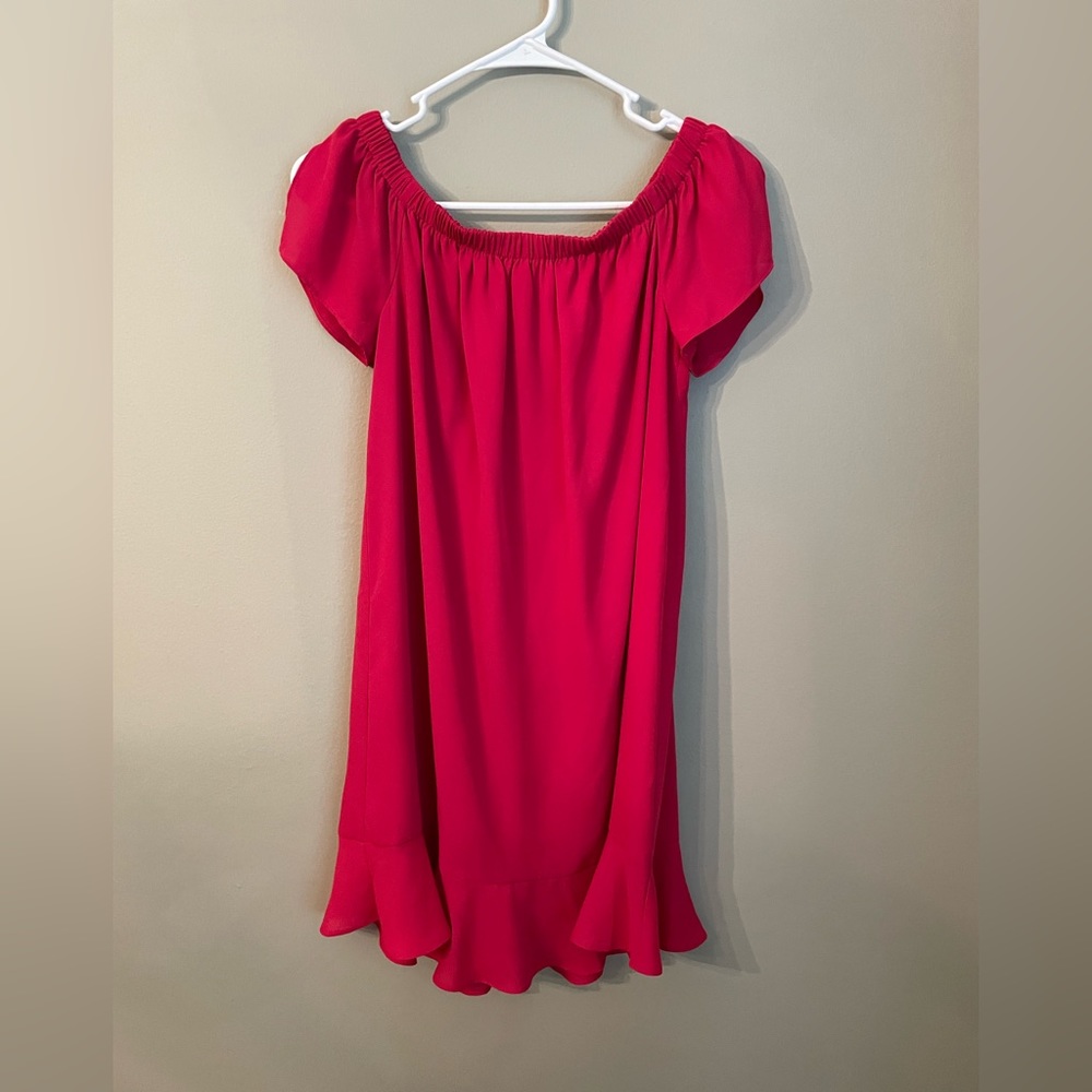 Mini Dress from Express (Magenta)